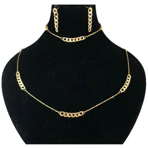 نیم ست طلا 18 عیار زنانه دوست خوب مدل dk1025
