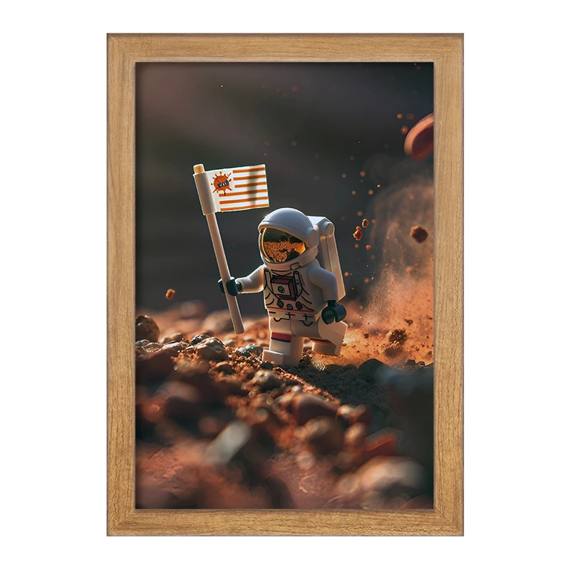 تابلو خندالو مدل لگو فضانورد (Lego) کد F6559