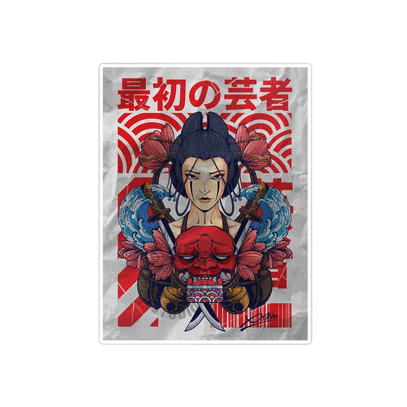    استیکر لپ تاپ ویندی دیزاین طرح ونگوگ مدل 1466