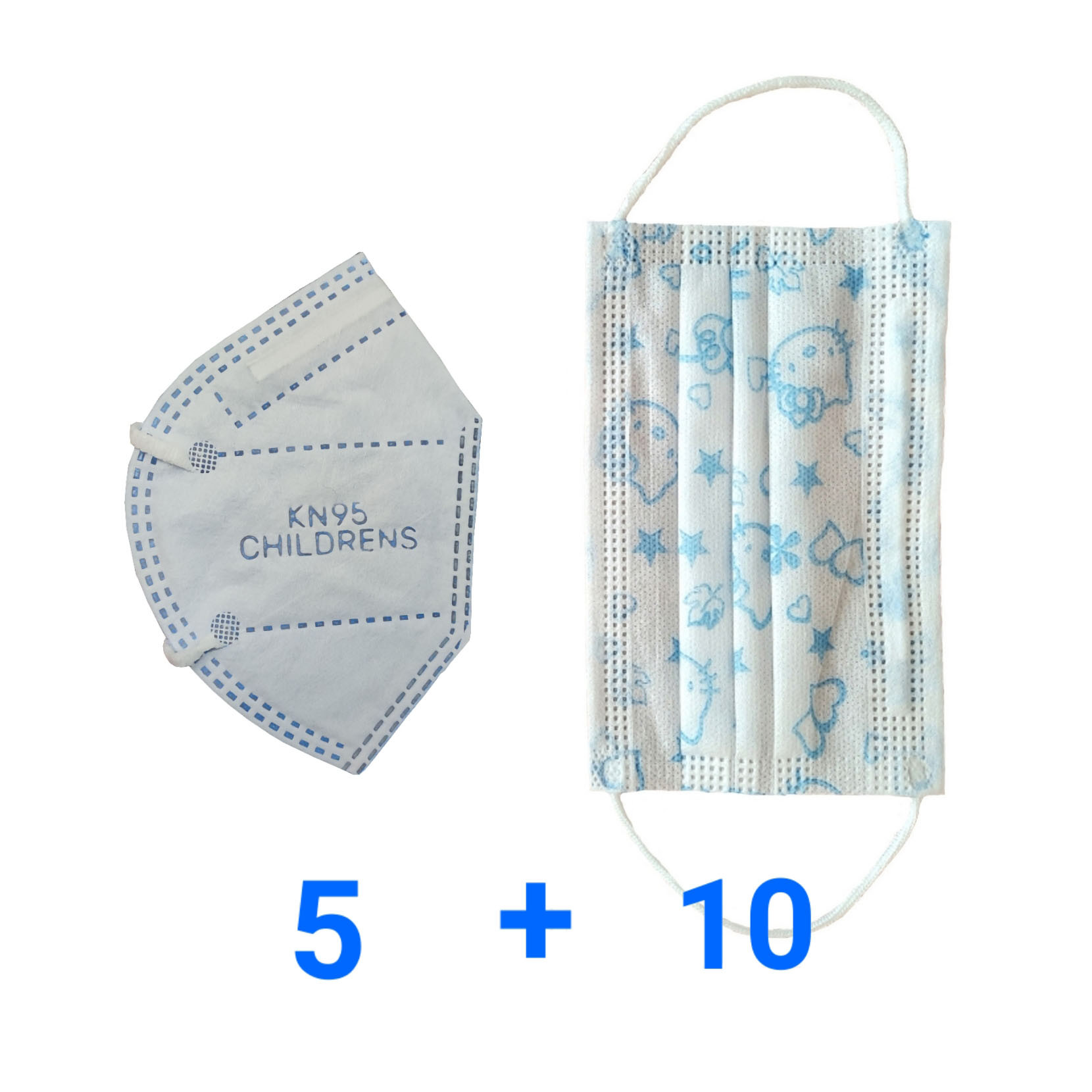 ماسک تنفسی کودک وحدت مدل Kn95-Cat1 بسته 15 عددی