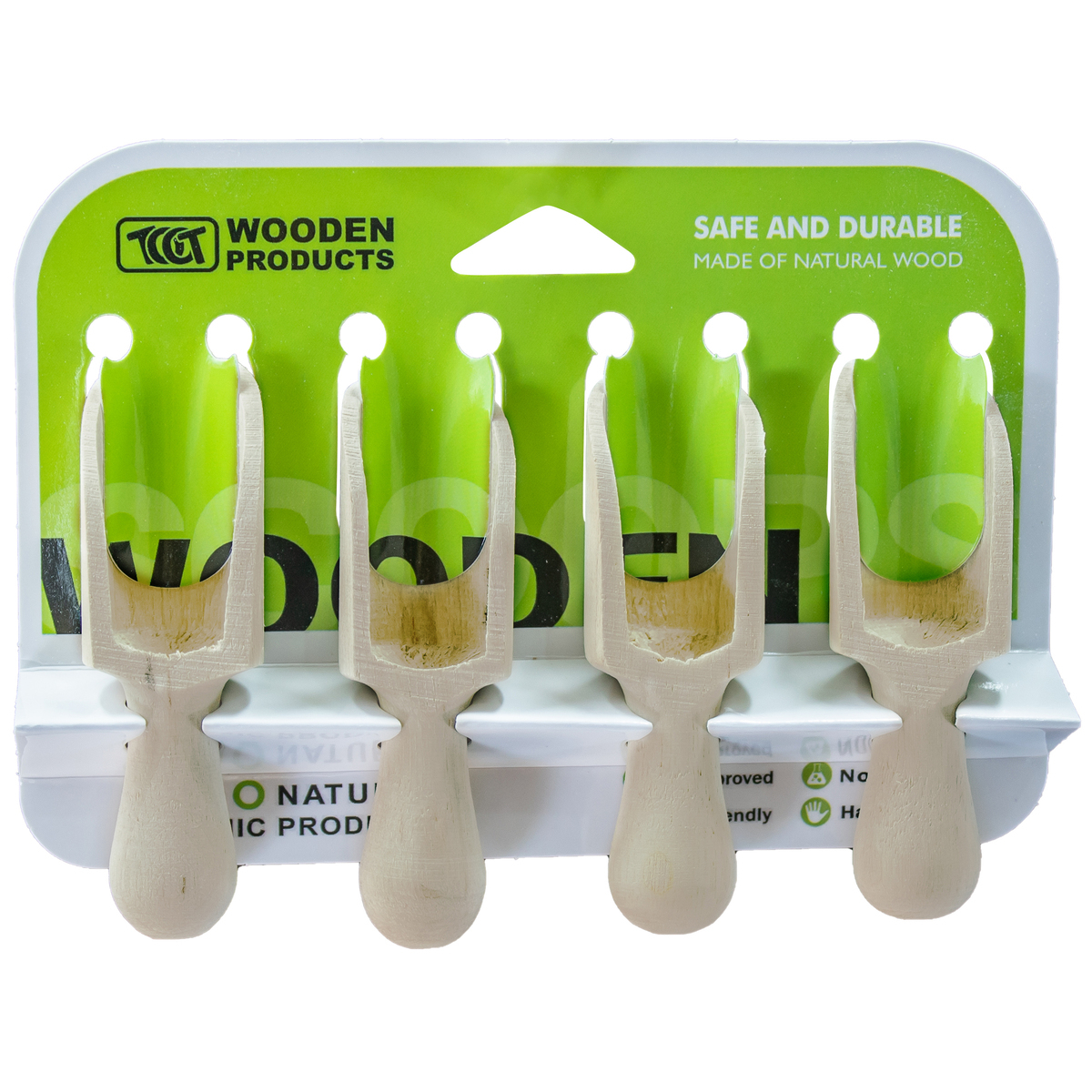 پیمانه چوبی مدل 1030 بسته 4 عددی