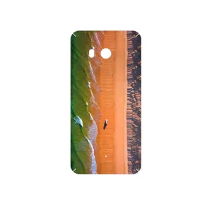 MAHOOT Beach and Green Sea Cover Sticker for HTC U11