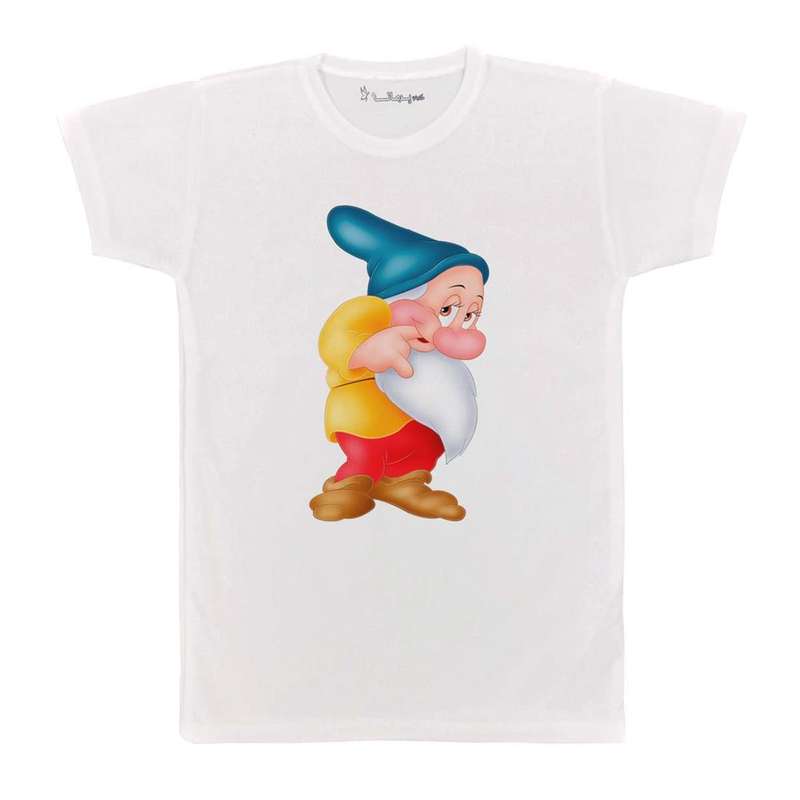 تی شرت بچگانه پرمانه طرح سفید برفی و هفت کوتوله کد pmt.5826