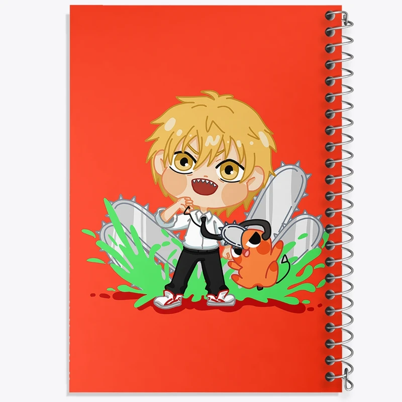 دفتر نت موسیقی 50 برگ خندالو مدل انیمه مرد اره ای کد F832