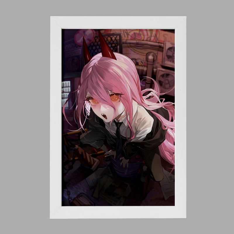 تابلو خندالو مدل پاور انیمه مرد اره ای Chainsaw Man  کد 23204