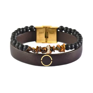 دستبند طلا 18 عیار مردانه فرشته مدل هندسی کد UBCHL0008-0003