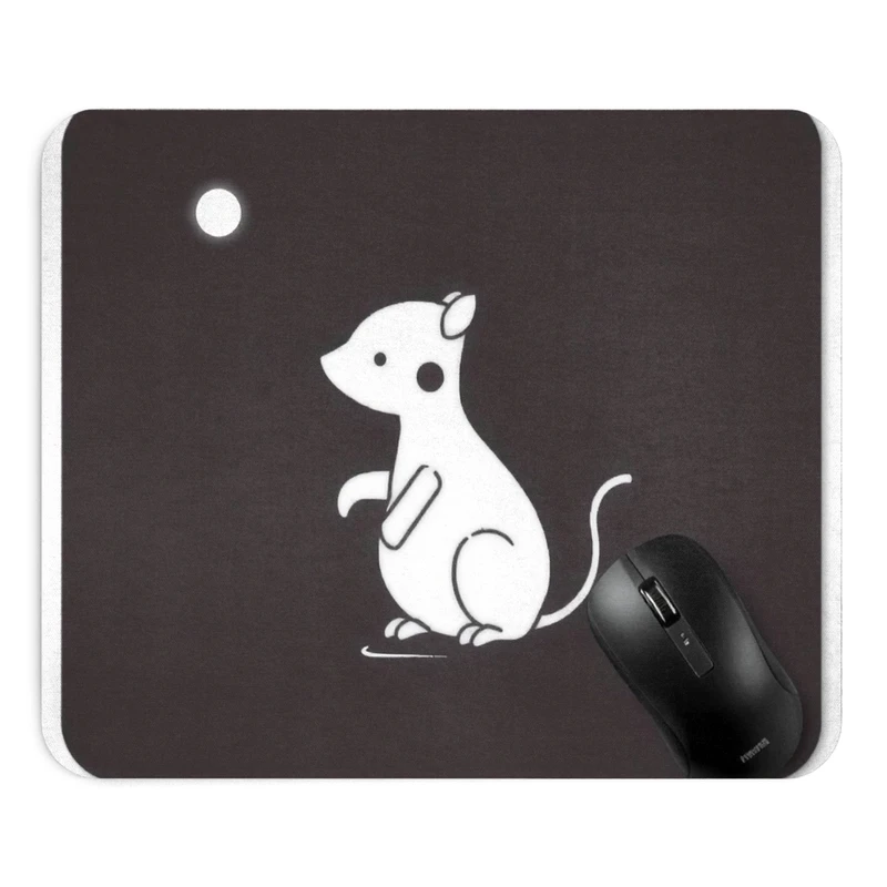 ماوس پد طرح موش سایز 19x24 سانتی متر