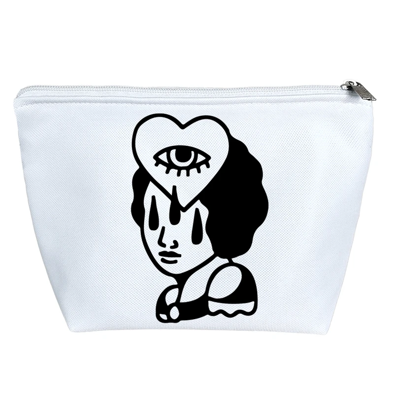 کیف لوازم آرایش دخترانه خندالو مدل گریه دختر کد 7783