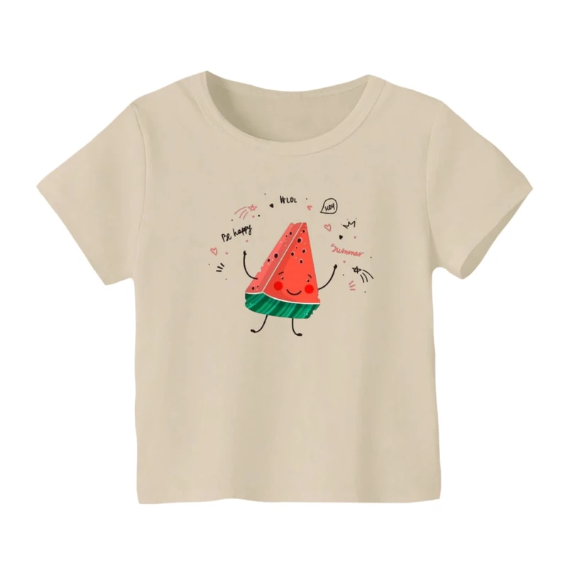 تی شرت آستین کوتاه بچگانه مدل هندوانه یلدایی کد 56