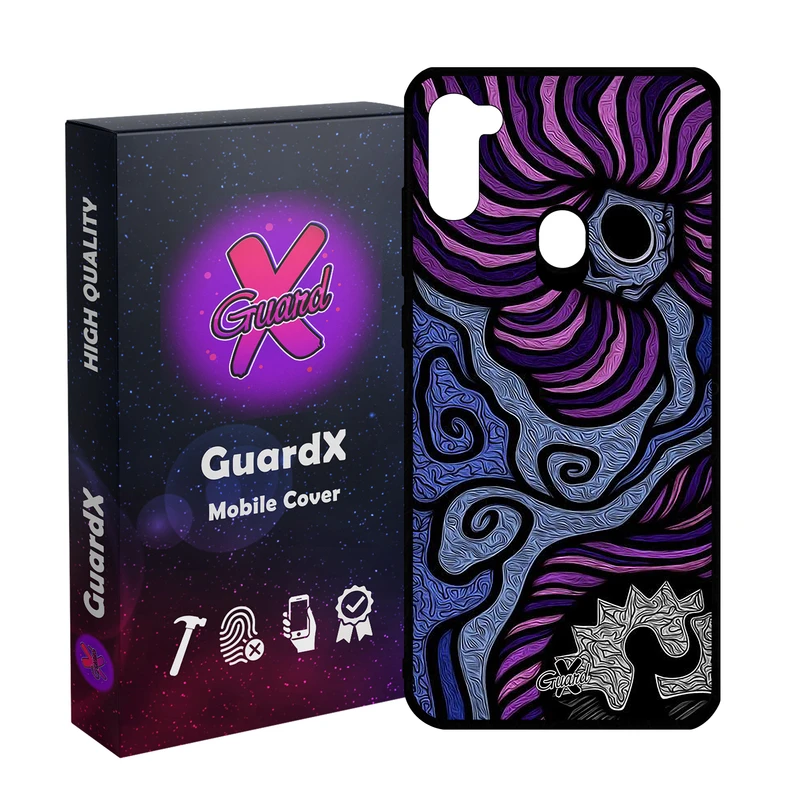 کاور گارد ایکس طرح رنگی مدل Glass10428 مناسب برای گوشی موبایل سامسونگ Galaxy A11/M11