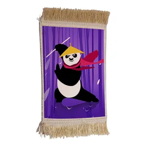 فرش ماشینی دیوارکوب مدل پاندا کونگ فو کار کد 16