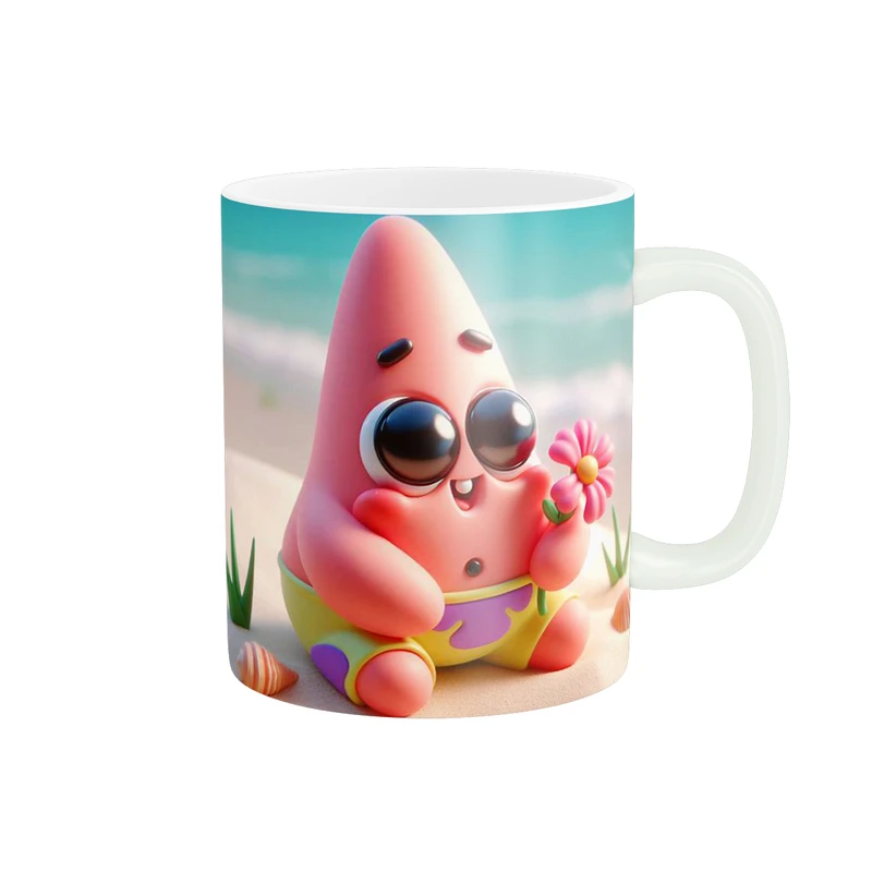 ماگ پاد آفرین طرح پاتریک مدل باب اسفنجی کد 1890