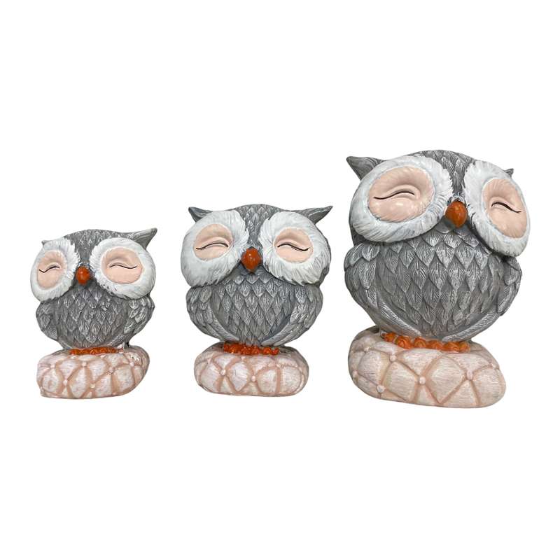 مجسمه مدل جغد بسته 3 عددی