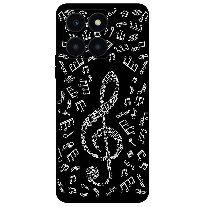 کاور مگافون طرح نوت موسیقی مدل 1370 مناسب برای گوشی موبایل آنر X6A 