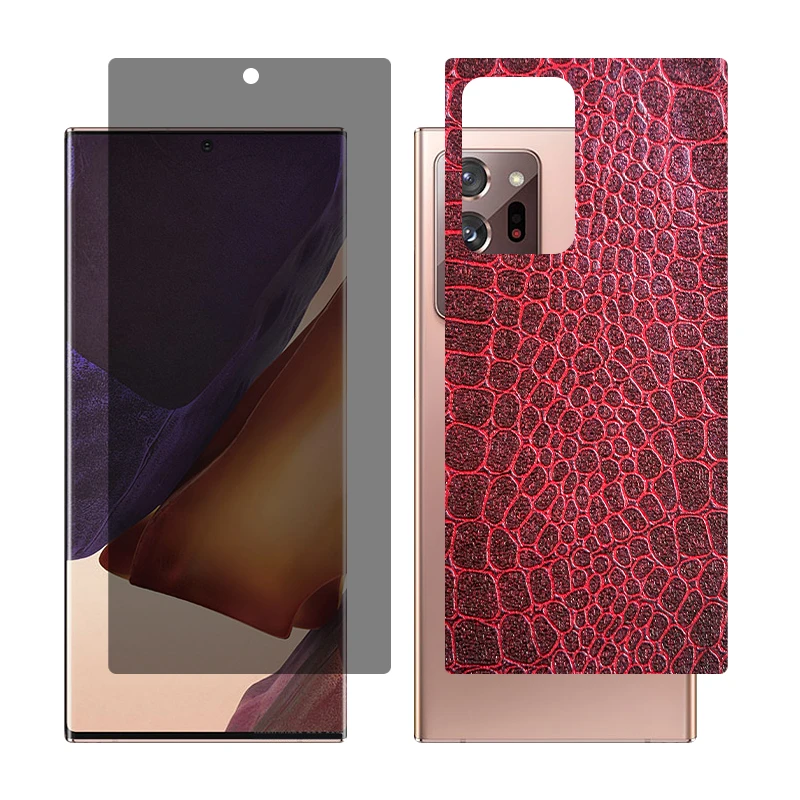 حافظ صفحه نمایش حریم شخصی گلس مدل Together مناسب برای گوشی موبایل سامسونگ Galaxy Note20 Ultra 5G به همراه برچسب پوششی