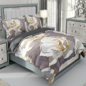 سرویس خواب مدل گل سه بعدی دو نفره شش تکه