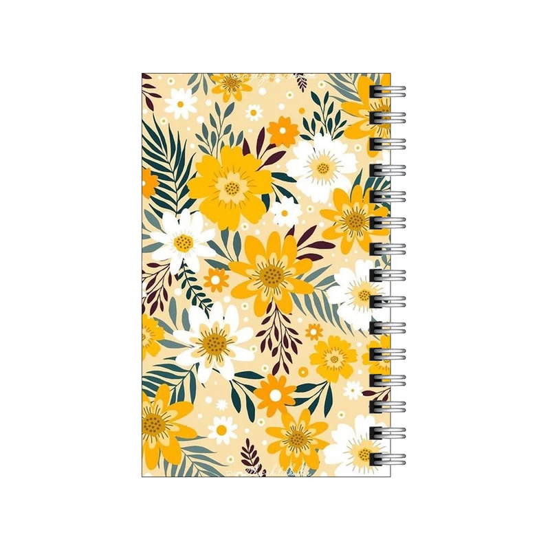 دفترچه یادداشت مدل to do list طرح بک گراند گل گلی کد 4129646