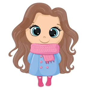 استیکر دیواری کودک جیک جیک مدل پرنسس کوچولو کد T35