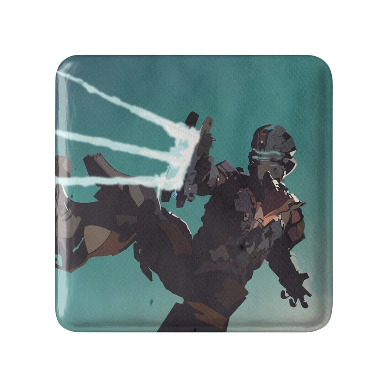 مگنت خندالو طرح بازی دد اسپیس (Dead Space) مدل مربعی کد 35065