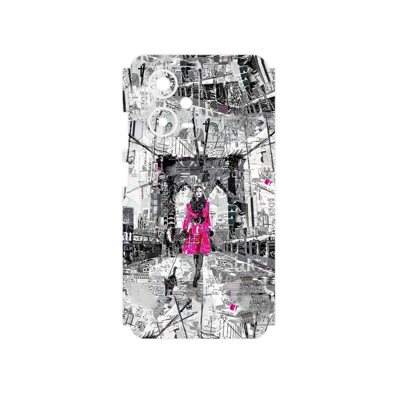 برچسب پوششی ماهوت مدل Collage of Catwalk Bridge مناسب برای گوشی موبایل شیائومی Redmi Note 12 Pro Plus