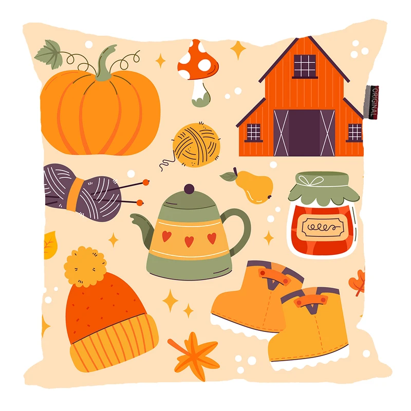 کوسن پاد آفرین مدل تم پاییز کد PK40141