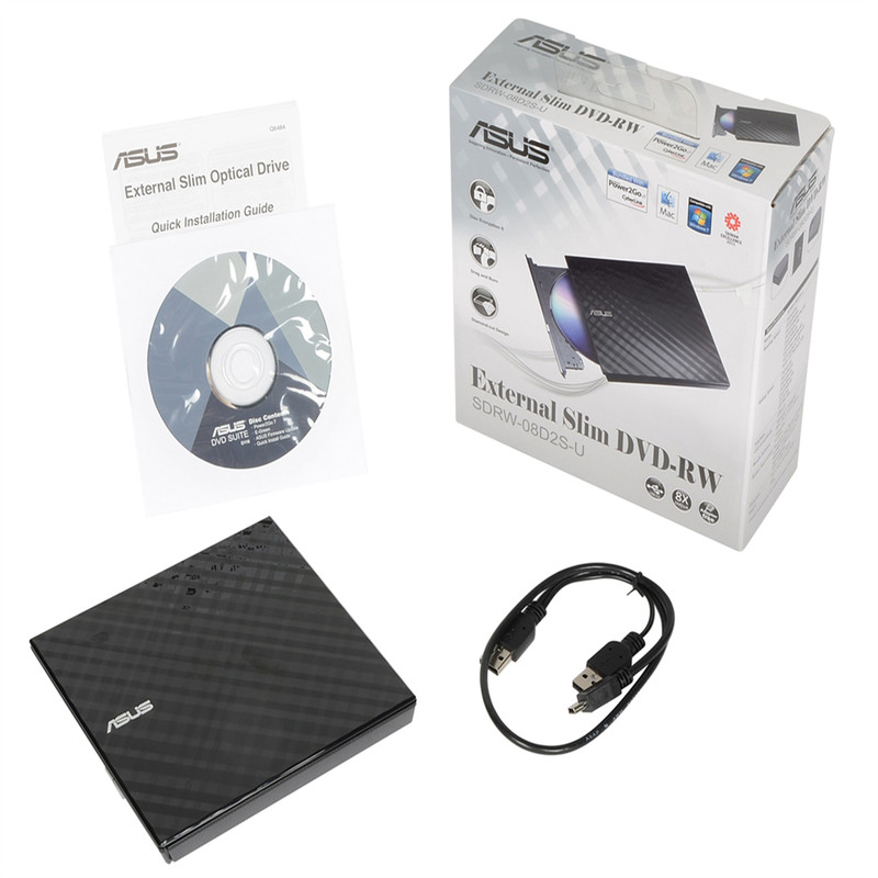 درایو DVD اکسترنال ایسوس مدل SDRW-08D2S-U