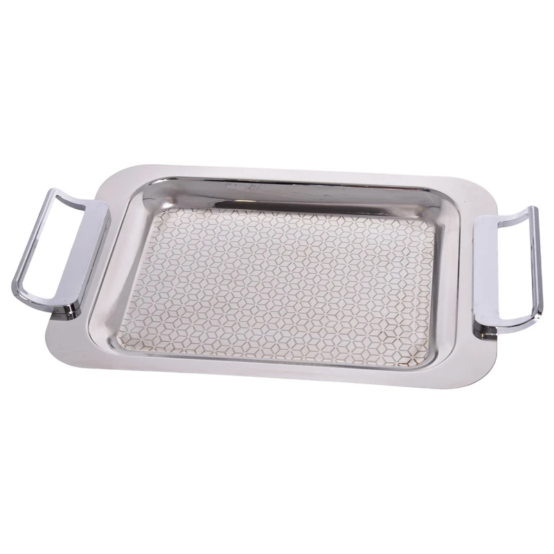 سینی دسته دار یونیک کد 03 - 4075 سایز 26*42 سانتی متر