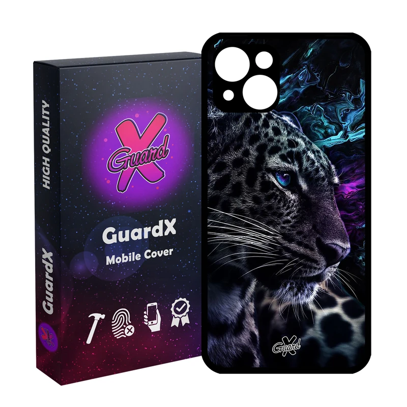 کاور گارد ایکس طرح پلنگ مدل Glass10250 مناسب برای گوشی موبایل اپل iPhone 13