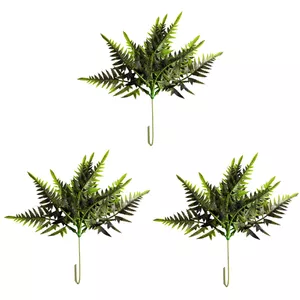 گل مصنوعی مدل بوته آکا برگ کاجی مجموعه 3 عددی