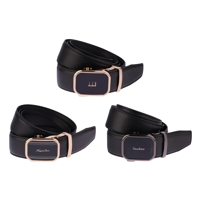 کمربند مردانه مدل ریلی MERI کد 123 بسته 3 عددی