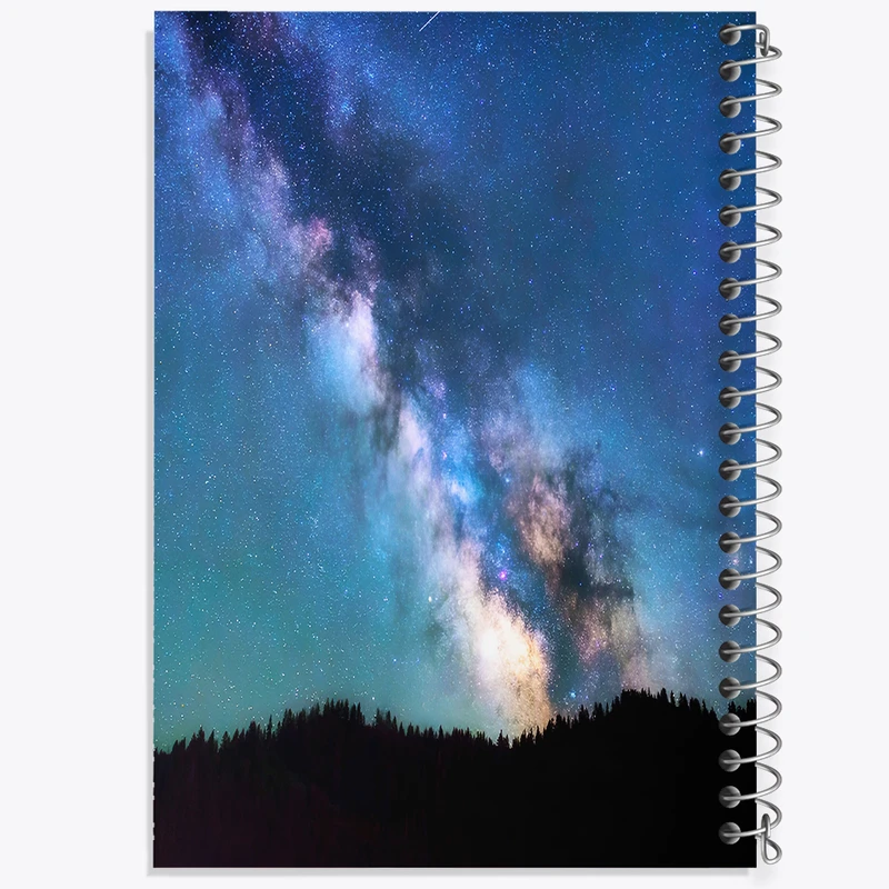 دفتر نقاشی 50 برگ خندالو طرح کهکشان (galaxy) کد F6714
