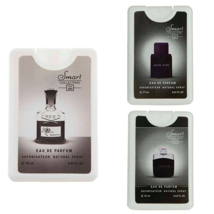 عطر جیبی مردانه اسمارت کالکشن مدل اونتوس لالیک لجند حجم 20 میلی لیتر بسته 3 عددی