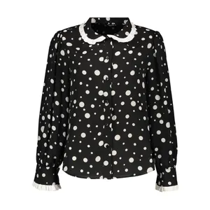 شومیز زنانه گردیه مدل 307264-black white