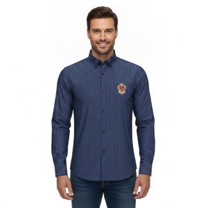 پیراهن مردانه راه دار کلاسیک کد 24343