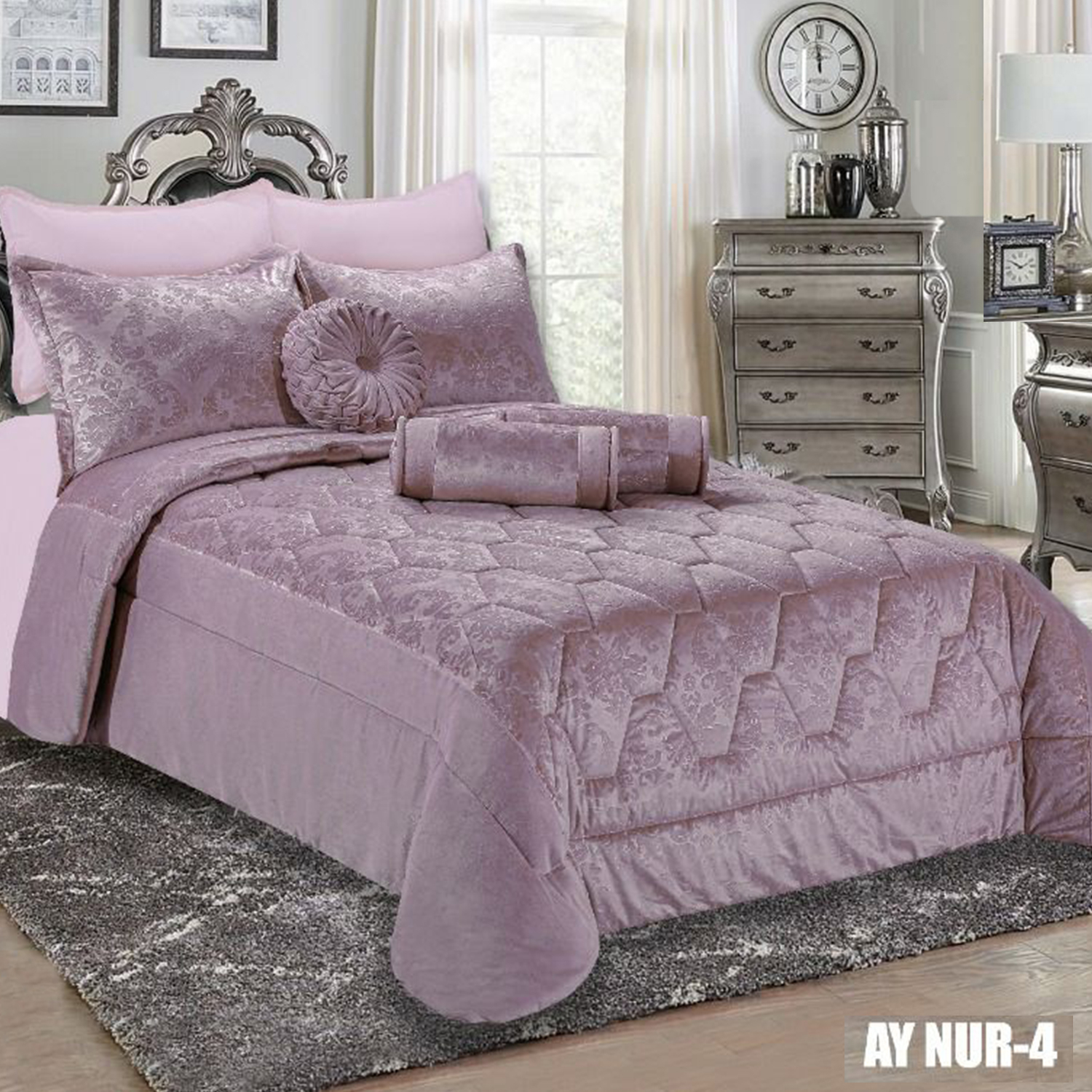 سرویس خواب کد AY-NUR دو نفره 9 تکه