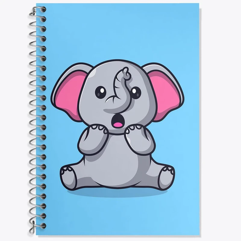 دفتر لغت 50 برگ خندالو مدل فیل کد 29720