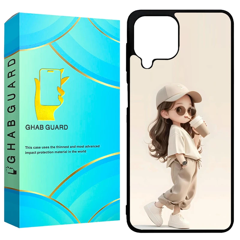 کاور قاب گارد طرح دختر مدل GCHPA224 مناسب برای گوشی موبایل سامسونگ Galaxy A22 4G / M22 4G / M32 4G