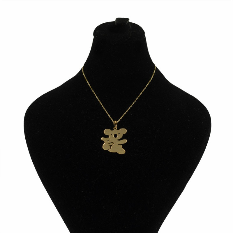 گردنبند طلا 18 عیار زنانه مدل کوالا