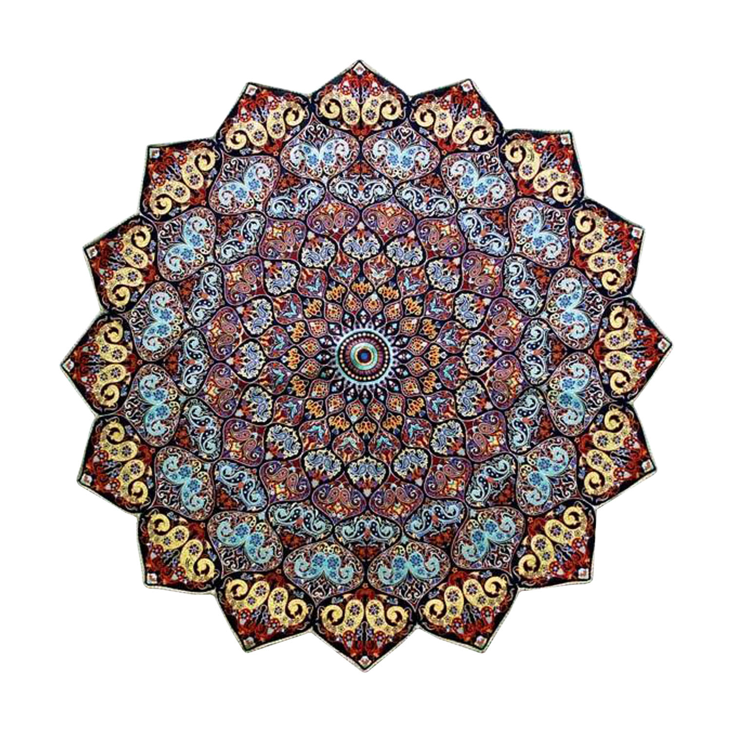 رومیزی ترمه ابریشم مدل gh-01