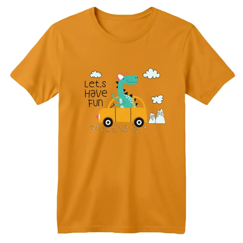 تی شرت آستین کوتاه بچگانه مدل دایناسور کد ۲۲