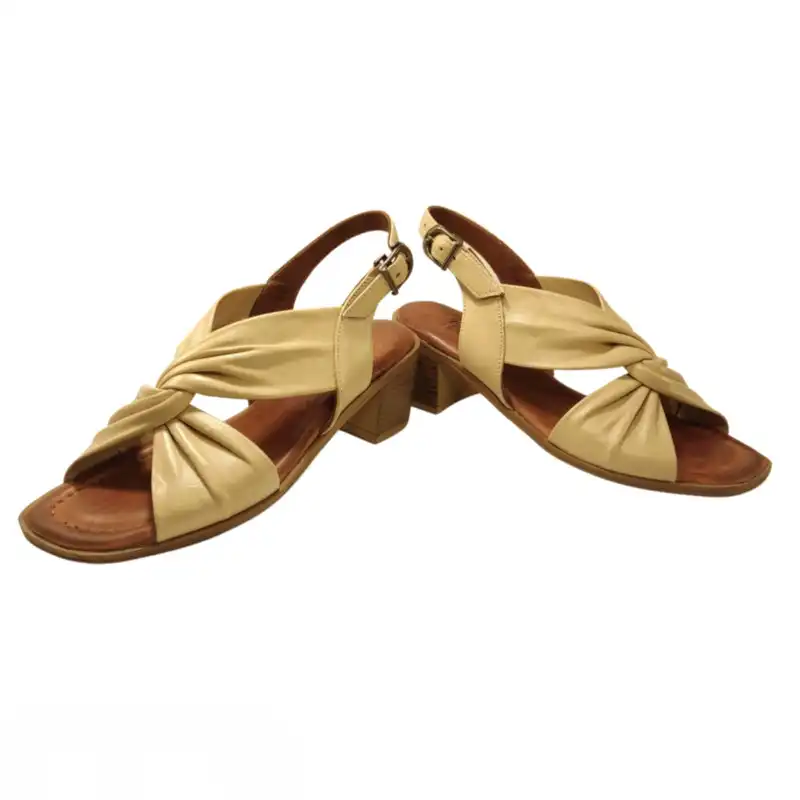 صندل زنانه مدل چرم طبیعی کد 630.1