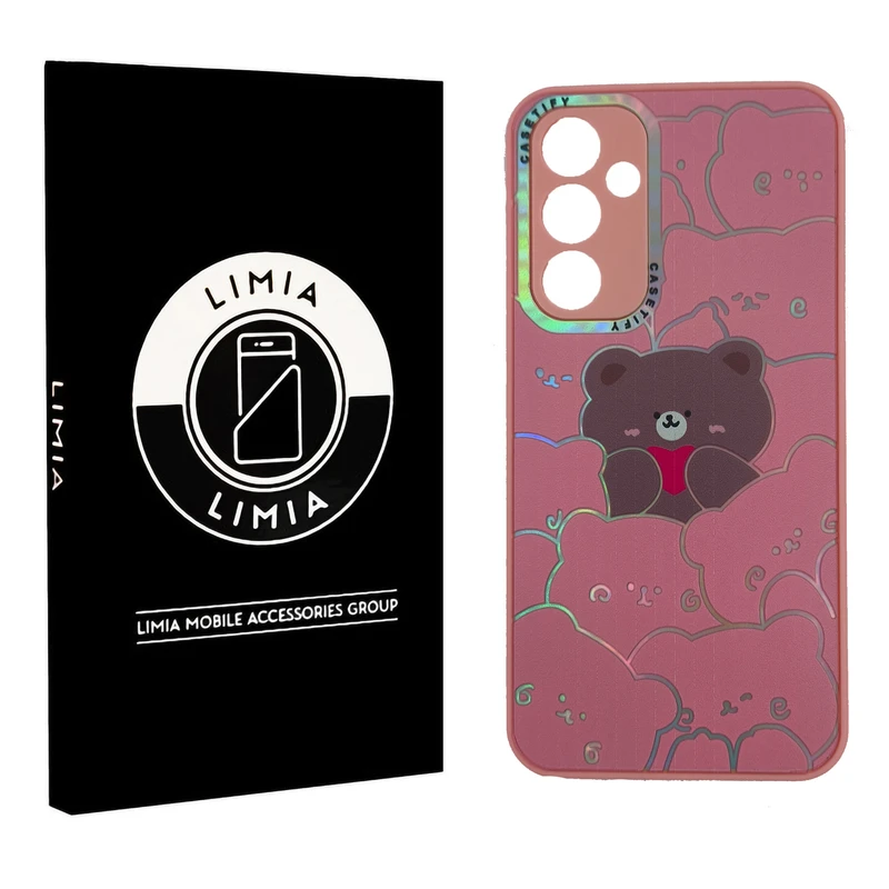 کاور لیمیا مدل فانتزی لنزدار طرح عروسکی شبرنگی مناسب برای گوشی موبایل سامسونگ Galaxy A54