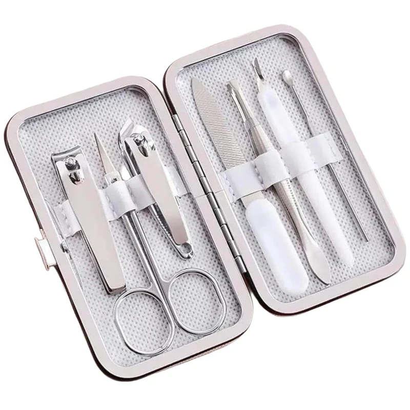 ست مانیکور و پدیکور مدل فانتزی طرح شیر مجموعه 7 عددی