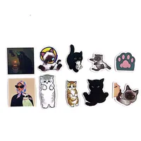 استیکر مدل گربه مجموعه ده عددی