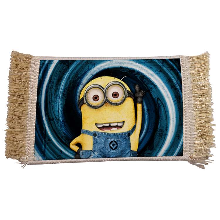 فرش ماشینی دیوارکوب مدل مینیون کد 38