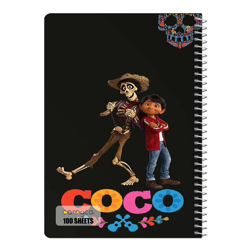 دفتر مشق 100 برگ سیمی کارنیکا طرح کوکو Coco کد 38672