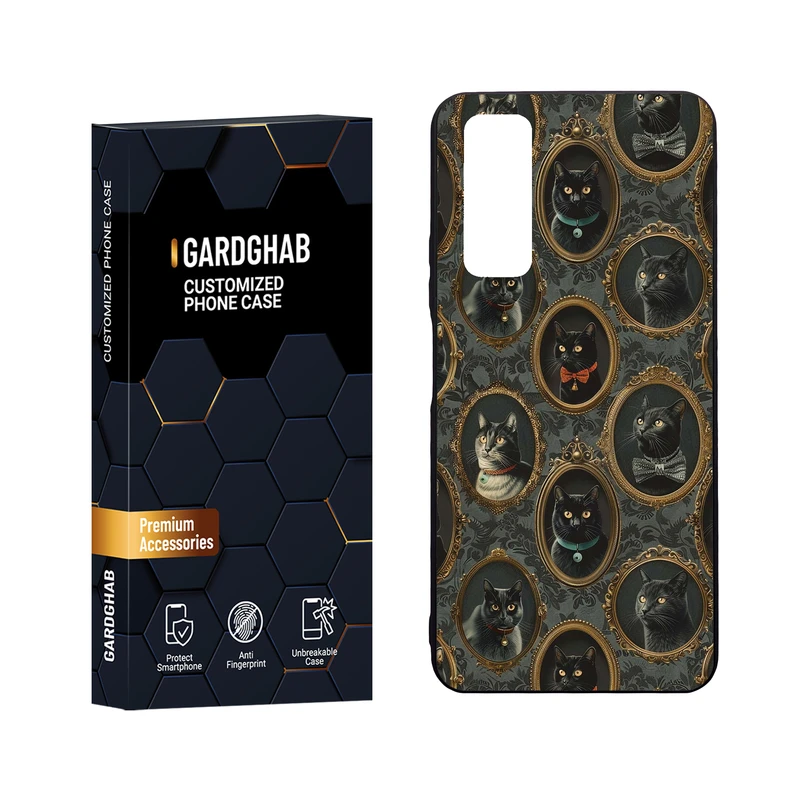  کاور گارد قاب مدل دور ژله ای پشت گلس فانتزی مناسب برای گوشی موبایل هوآوی Y7a