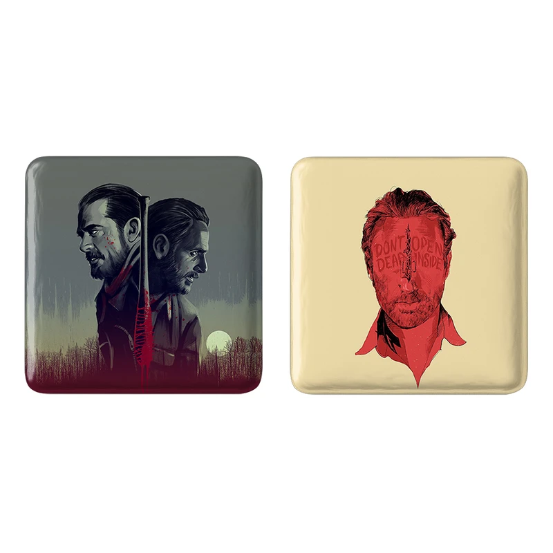 مگنت خندالو طرح ریک گریمز سریال مردگان متحرک The Walking Dead کد 1018710189 مجموعه 2 عددی