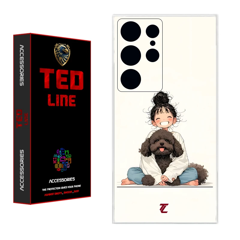 کاور تدلاین طرح سگ کد 1199 مناسب برای گوشی موبایل سامسونگ Galaxy S23 Ultra