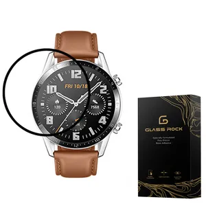 محافظ صفحه نمایش گلس راک مدل PMMA مناسب برای ساعت هوشمند هوآوی Watch GT 2 46 mm